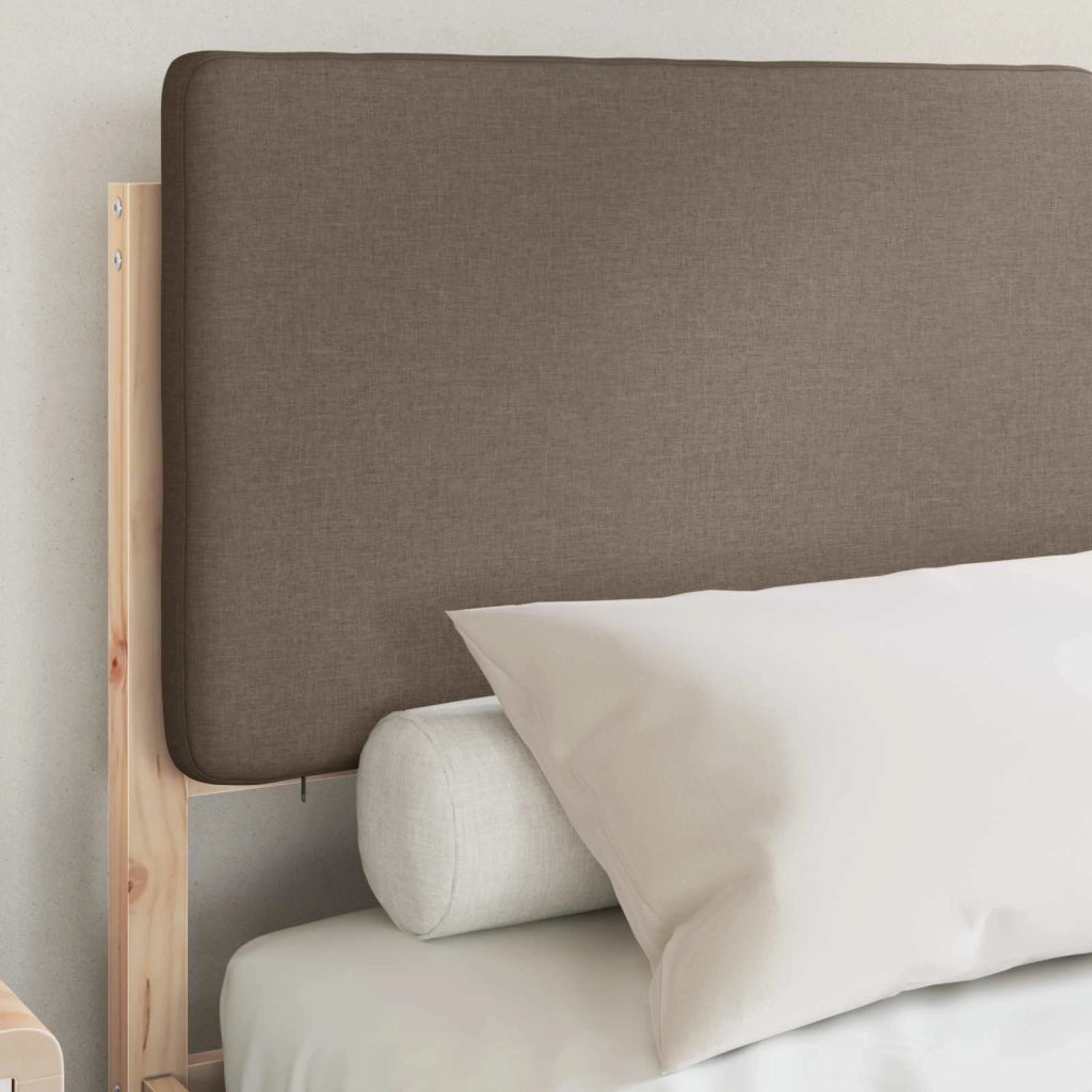 Letto con Testiera Rivestita Talpa 160 x 200 cm Pino massello 877897