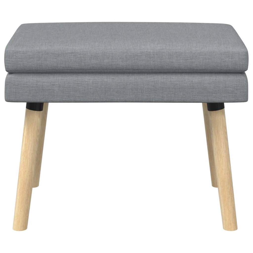 Panchina a doppio strato Grigio Chiaro 60 x 40 x 46 cm Tessuto 42038417