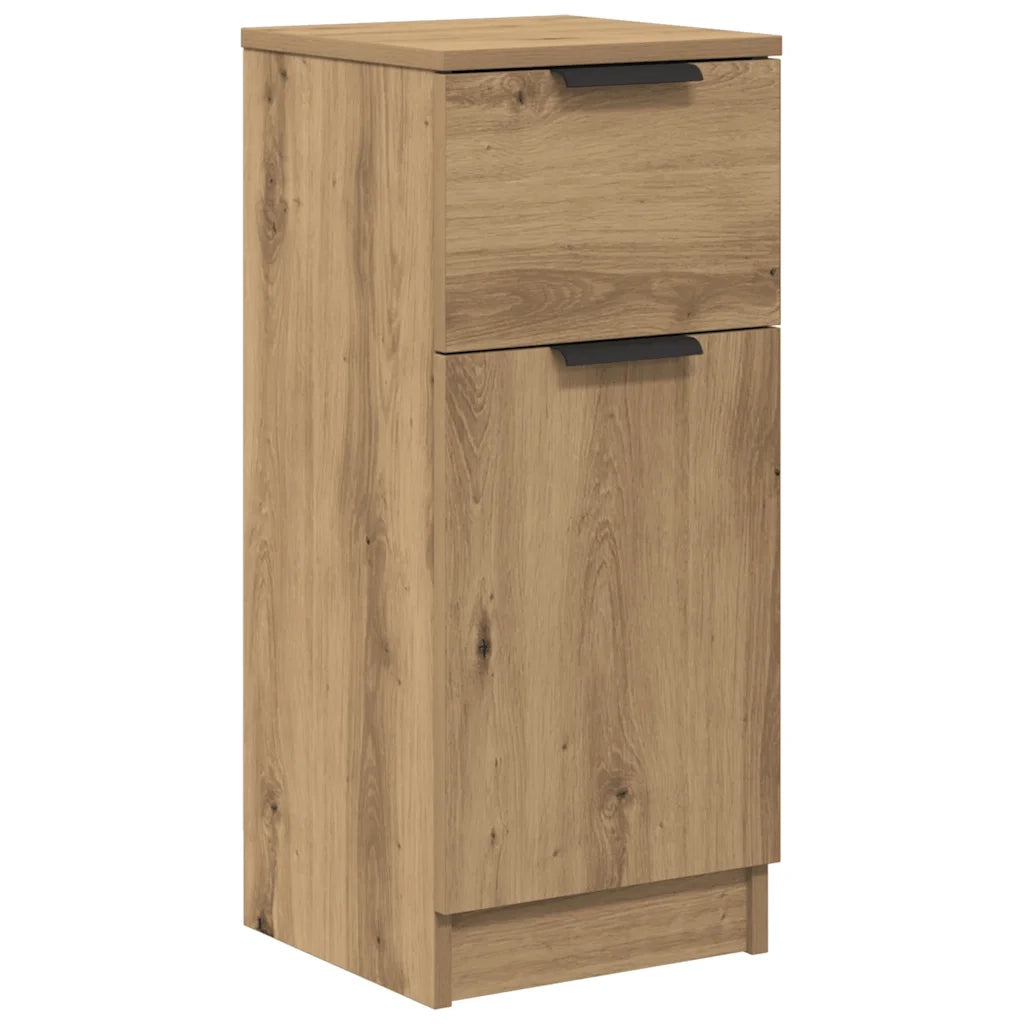 Credenza-Buffet-Armadio da cucina Rovere Artigianale 30x30x70 cm in Legno Multistrato 608546