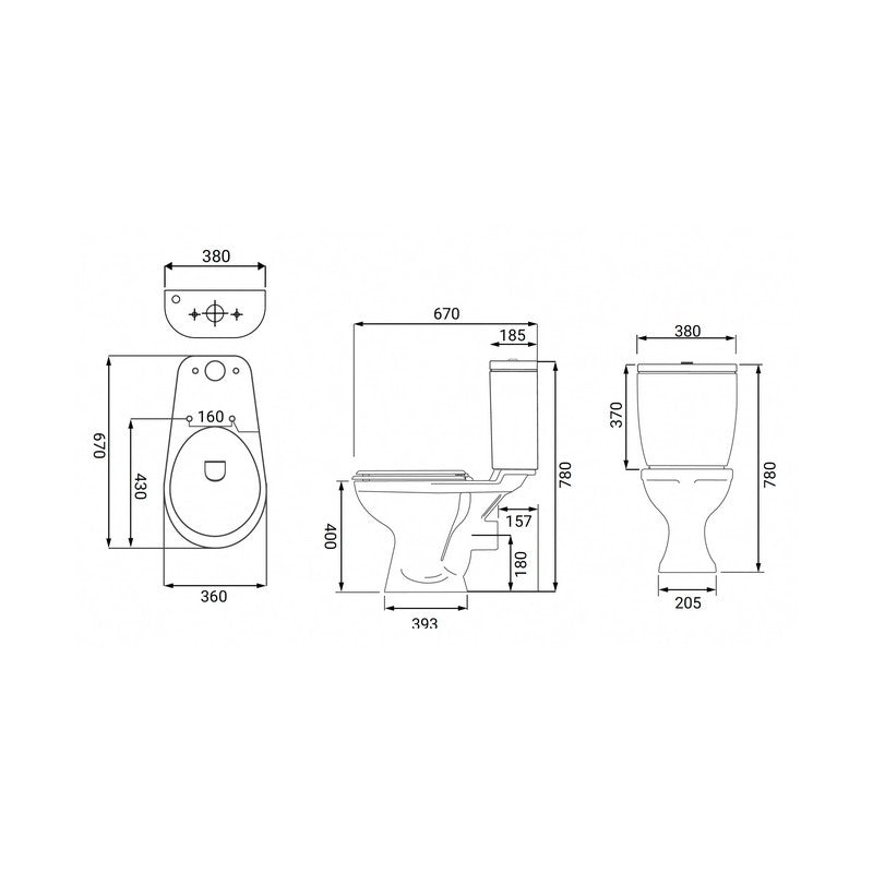 Cassetta per Vaso Monoblocco Serie Alda
