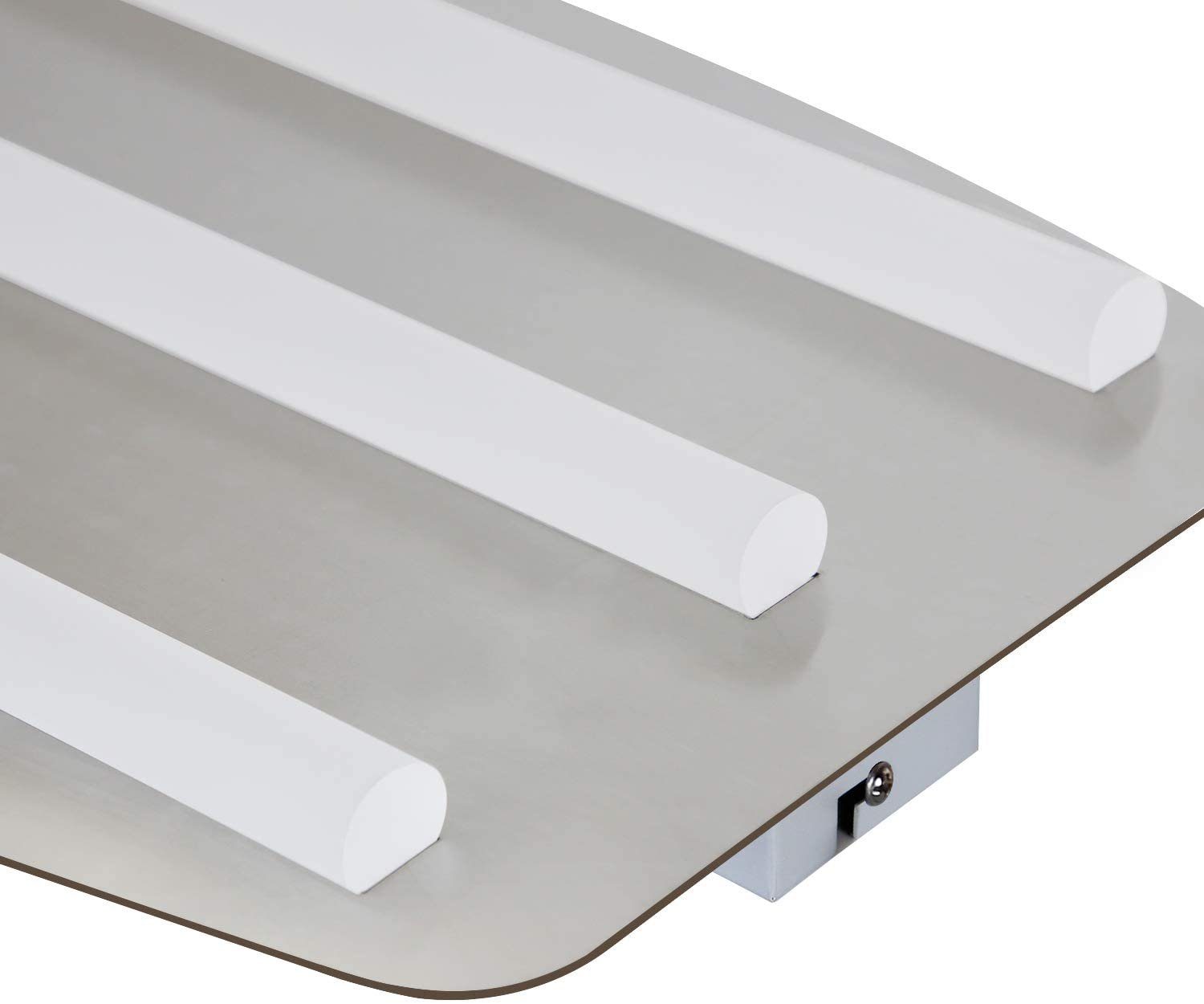 ZMH Lampada da soffitto LED nichel acrilico per interni cucina anche parete