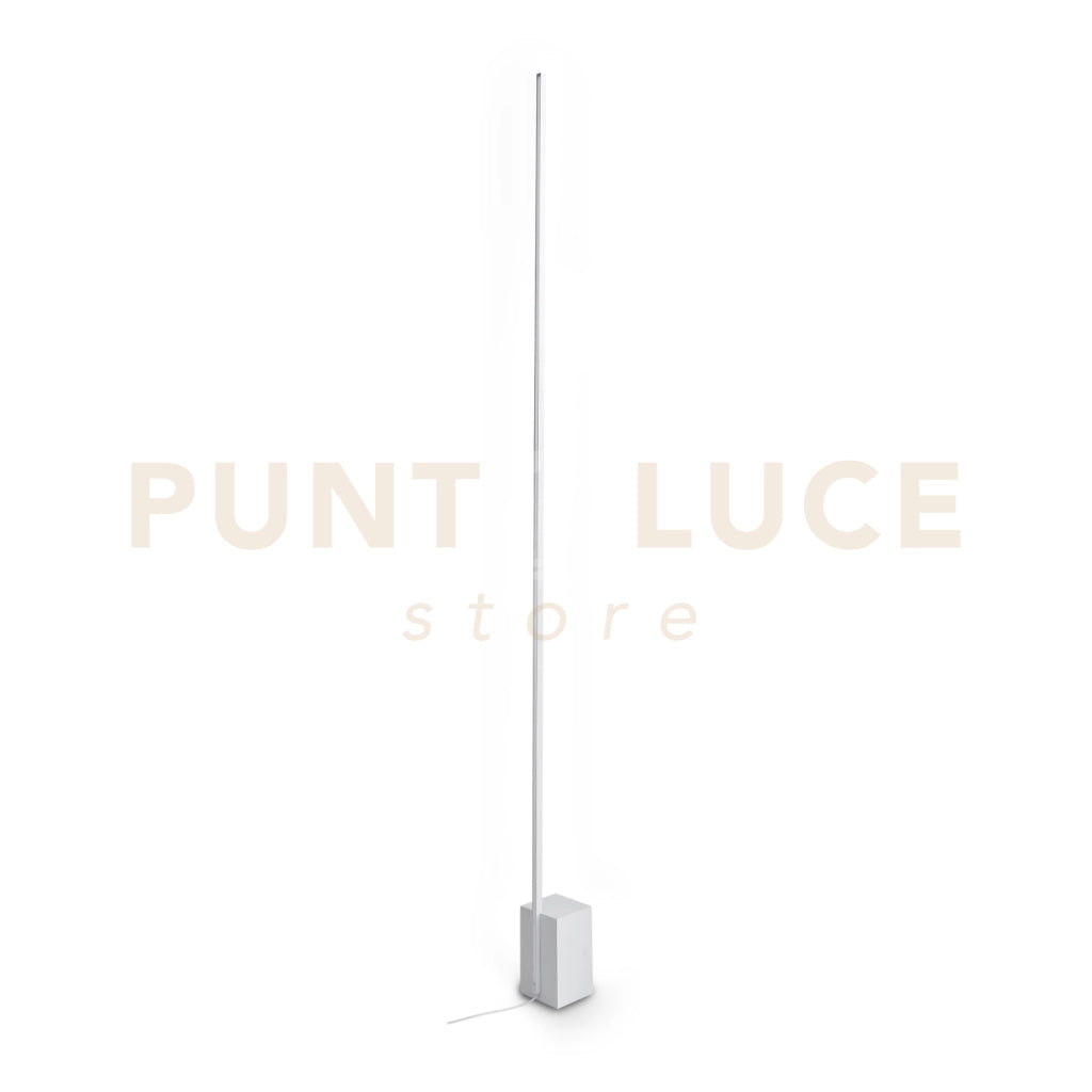 ESSENCE SQUARE LAMPADA DA TERRA BIANCA LED 3000K  24W  2400 lm