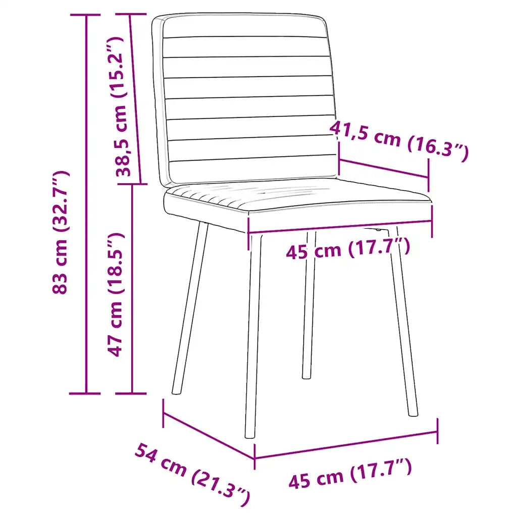 vidaXL Sedie da Pranzo 2 pz Gialle in Velluto