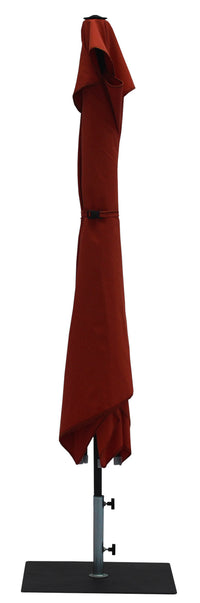 Ombrellone da Giardino 3x2 m Palo Ø38 mm in Alluminio Tessuto Olefin Trend Terracotta