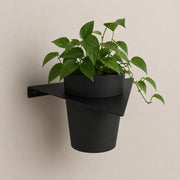 Tecnokit porta vasi da muro in metallo con vaso
