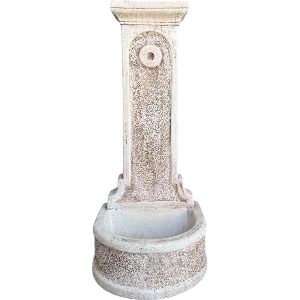 Fontana calcestruzzo cemento senza rubinetto 47x43xh.113cm modello rossella