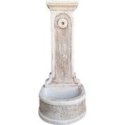 Fontana calcestruzzo cemento senza rubinetto 47x43xh.113cm modello rossella