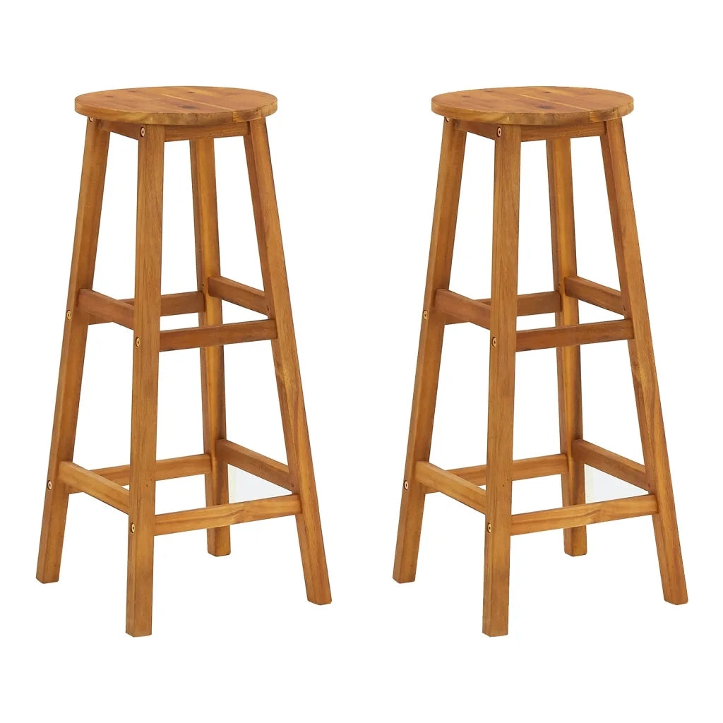 Set da Bar da Giardino 3 pz | Set Salotto da Giardino in Legno Massello di Acacia