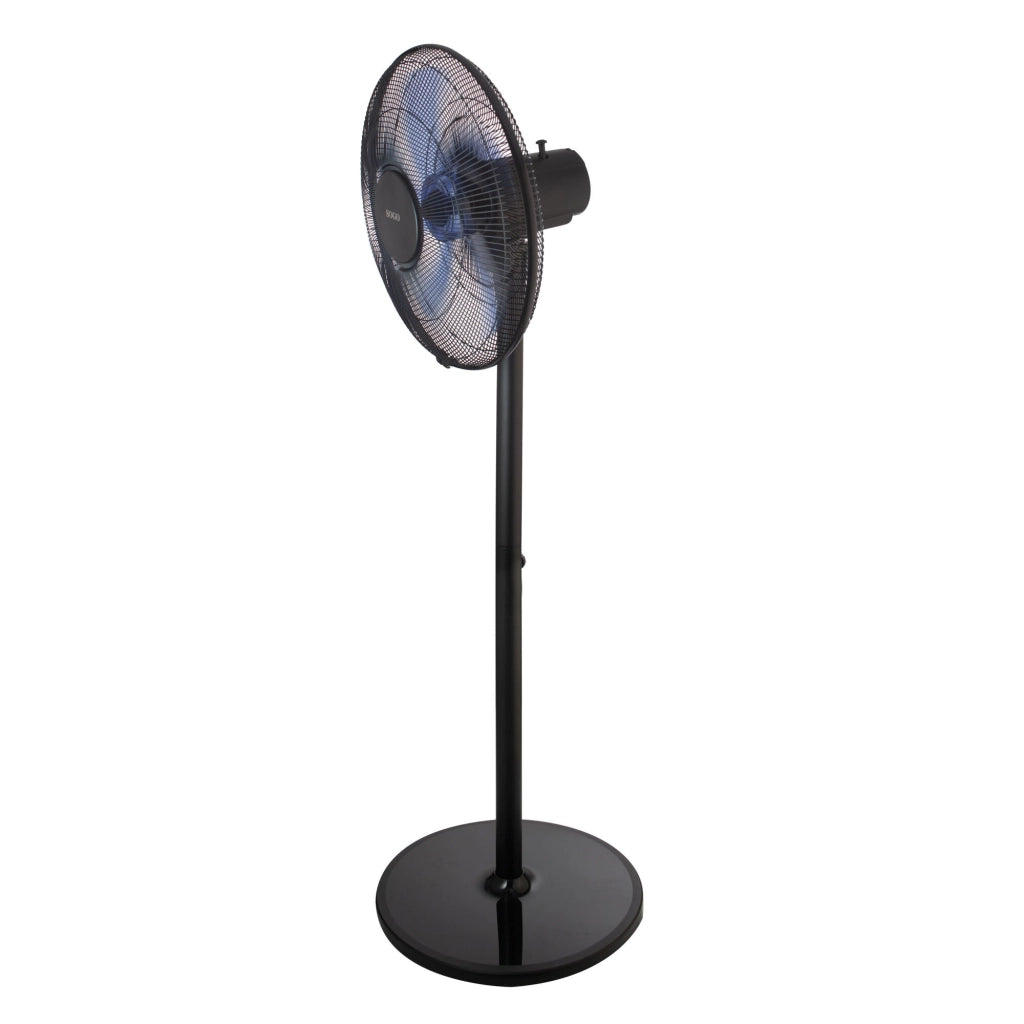 Ventilatore a piantana 16 pollici 40cm, 5 pale con oscillazione, altezza regolabile 130cm, 3 velocità 50W - SOGO