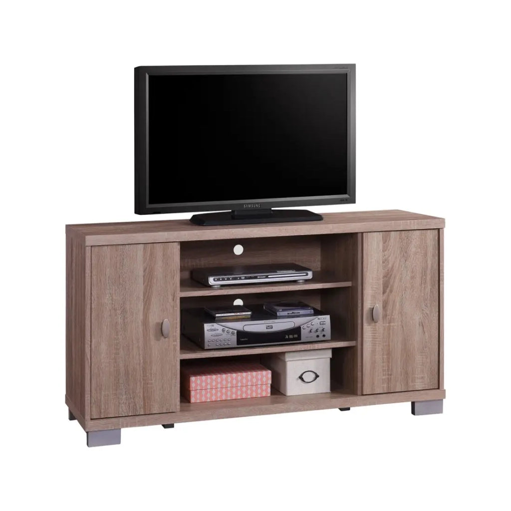 Mobile TV BELEK 120 cm con 2 ante e 3 vani color Sonoma.