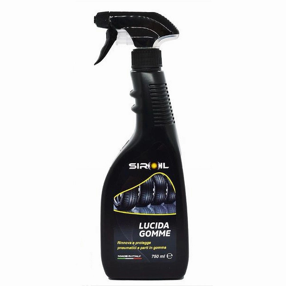 Trade Shop - Lucida Gomme Da 750 Ml Rinnova Protegge Pneumatici Con Spray Per Auto Sir-lucg -