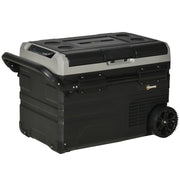 Frigo Portatile 40L Auto Camper con Compressore e Luci LED ¨C zephmum ¨C Grigio e Nero
