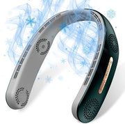 Ventilatore da collo portatile con raffreddamento - Caricabile via USB & Leggero - Ventilatore da collo con 3 velocità - Ventilatore manuale con lunga durata della batteria - Regalo