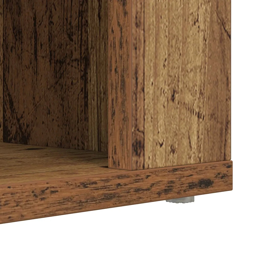 Scarpiera-Scaffale per scarpe Legno vecchio 75 x 35 x 45 cm Legno multistrato