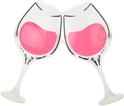 Due Paia di Occhiali da Sole per Festa - Forma di Calice - Design Comico - Leggero - Utilizzo Sostenibile - Sensazione di Benessere per la Pelle - Occhiali da Sole per Festa
