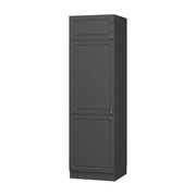 Vicco Armadio frigorifero Landhaus antrazit-oro 60 cm