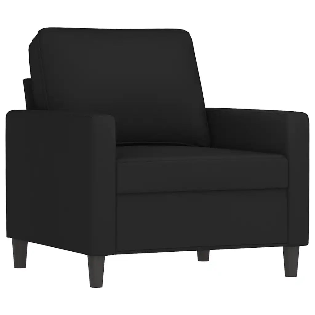 Divano Sedia-Poltrona Nero 60 cm Velluto 740192