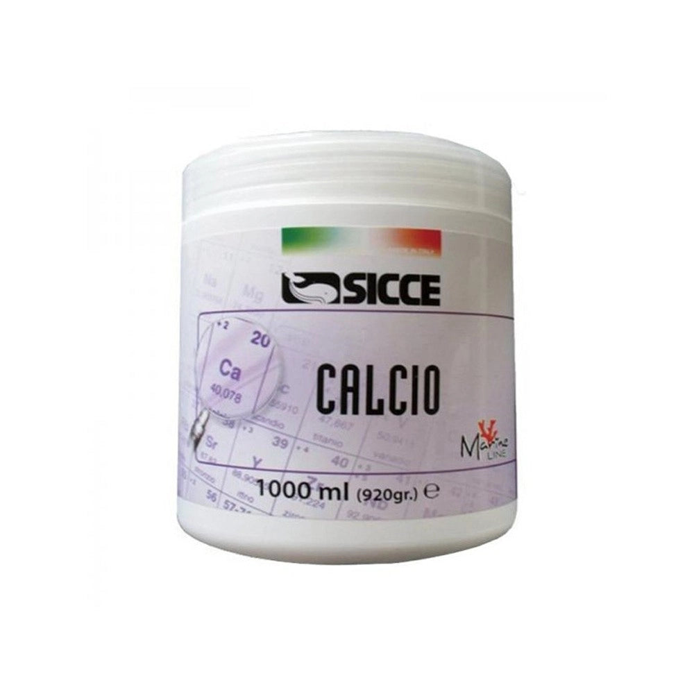 Sicce Calcio in Polvere 1000ml/920gr - integratore di calcio concentrato per acquari marini