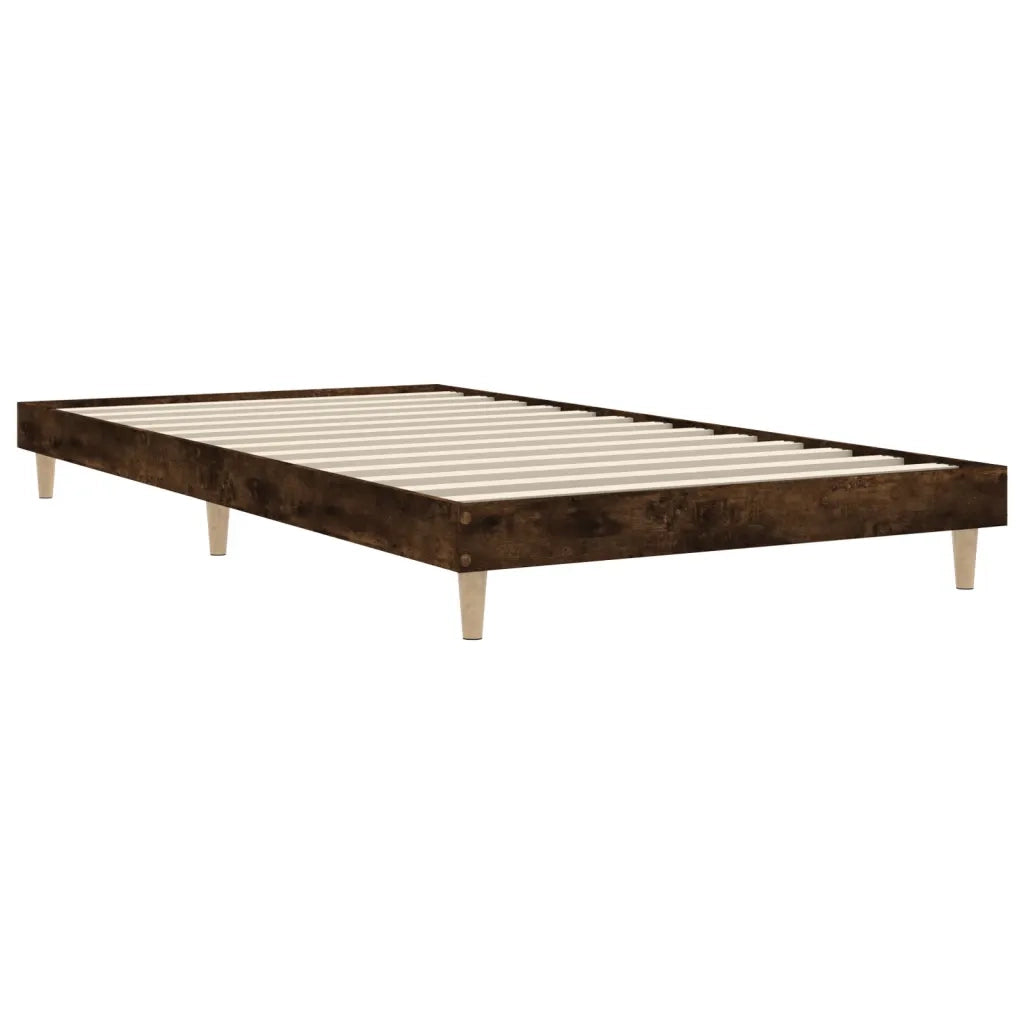 Giroletto senza Materasso Rovere Fumo 100x200 cm in Truciolato 832058