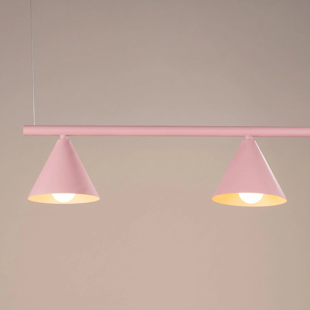 Lampadario NOX 4L rosa