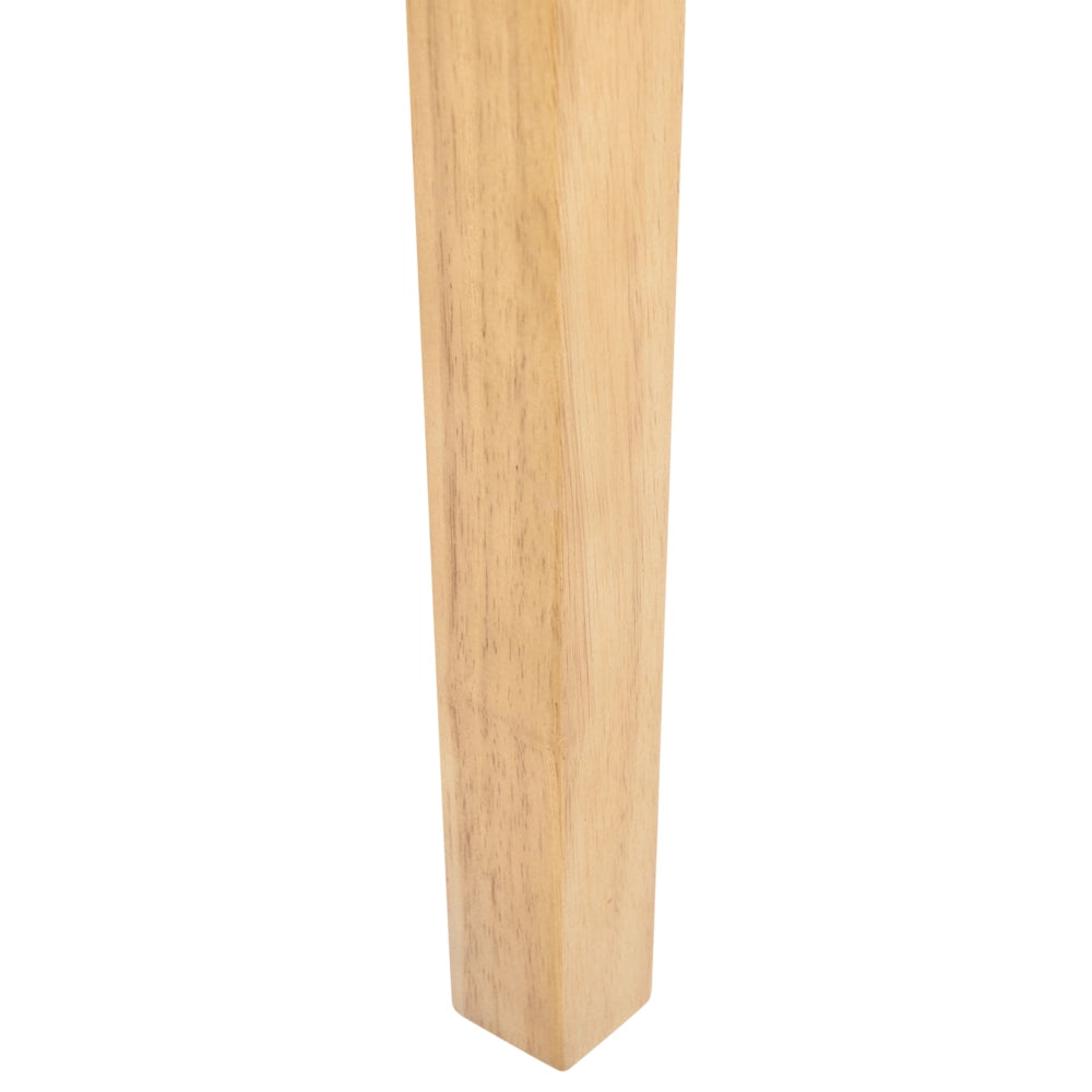 Set di 2 sedie da pranzo beige con gambe in legno ecopelle tradizionali