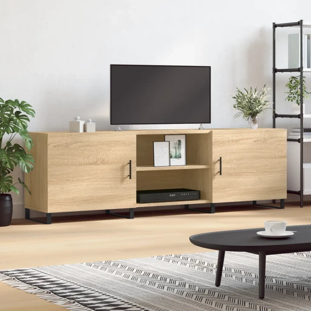 Mobile TV | Armadietto TV | Mobile Porta TV Rovere Sonoma 150x30x50 cm in Legno Multistrato