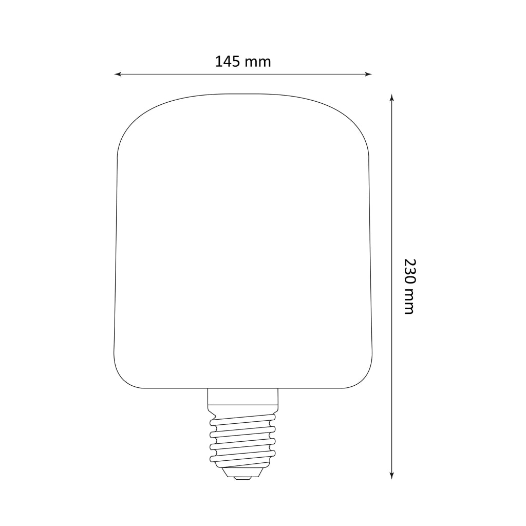Lampadina LED Filament decorativa JP142 Amber E27 4W