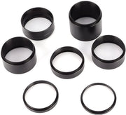Accessori per telescopi - Tubi estensibili 8 pezzi - Lega di alluminio leggera - Resistente all'usura - Tecnologia CNC - Interfaccia M42x0,75 mm - Tubi estensibili per telescopi
