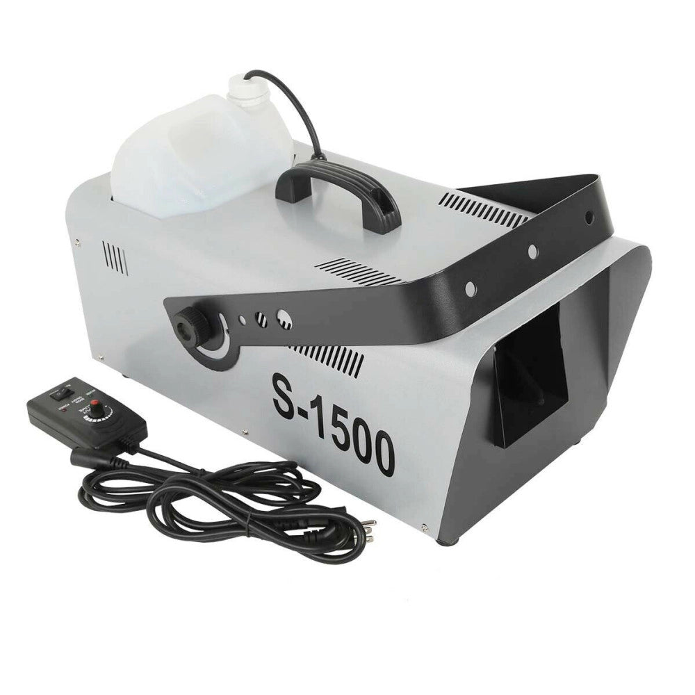 Trade Shop - Macchina Spara Neve Artificiale Finta Per Schiuma Party 1500w Effetto Discoteca -