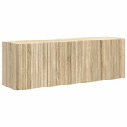 Mobile TV da parete 2 pz | Armadietto TV | Mobile Porta TV Rovere Sonoma 59,5 x 31 x 40 cm