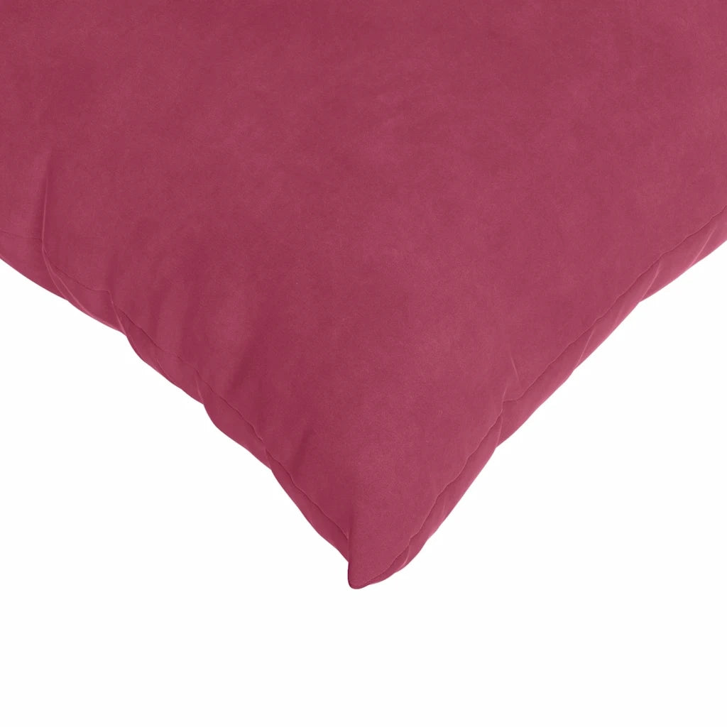 Cuscini da Divano 2 pz | Cuscini per sedie Rosso Vino 70 x 50 cm Tessuto in Cords
