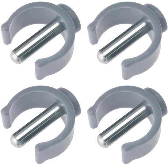 Accessori per carrello da passeggio - 4 pezzi - Adatto per carrello da passeggio - Tubo 22mm - Pin 25mm - Lunghezza del pin