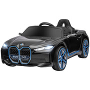 EasyComfort Macchina Elettrica per Bambini 3-6 Anni con Licenza BMW con Telecomando, Clacson e Fari, 115x67x45 cm, Nera