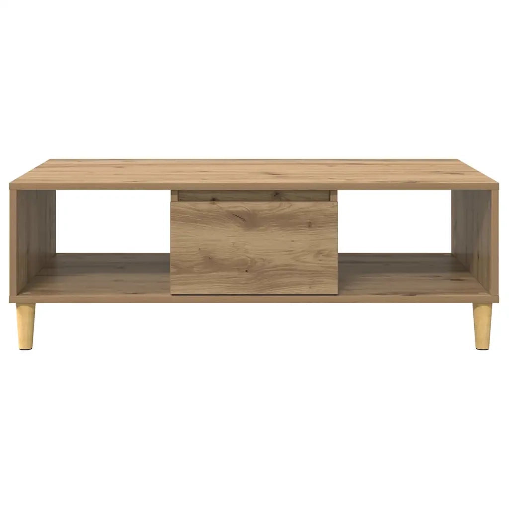 vidaXL Tavolino da salotto rovere artigianale 103.5 x 60 x 35 cm