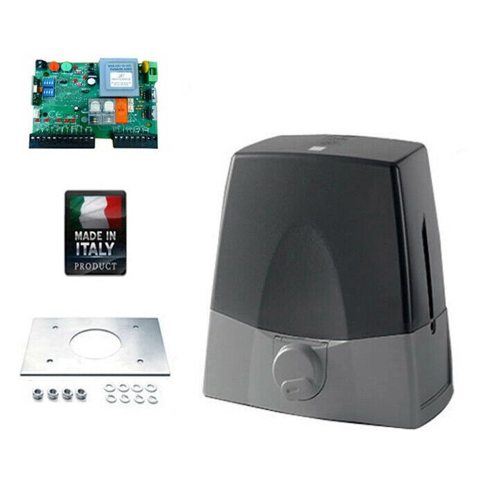 AUTOMAZIONE MOTORE CANCELLO SCORREVOLE 1000Kg 230V BAGNO D'OLIO CON QUADRO