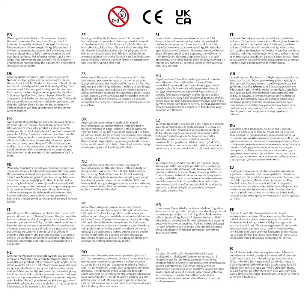 Torre da Gioco 53x46,5x169 cm in Legno di Pino Impregnato 826579