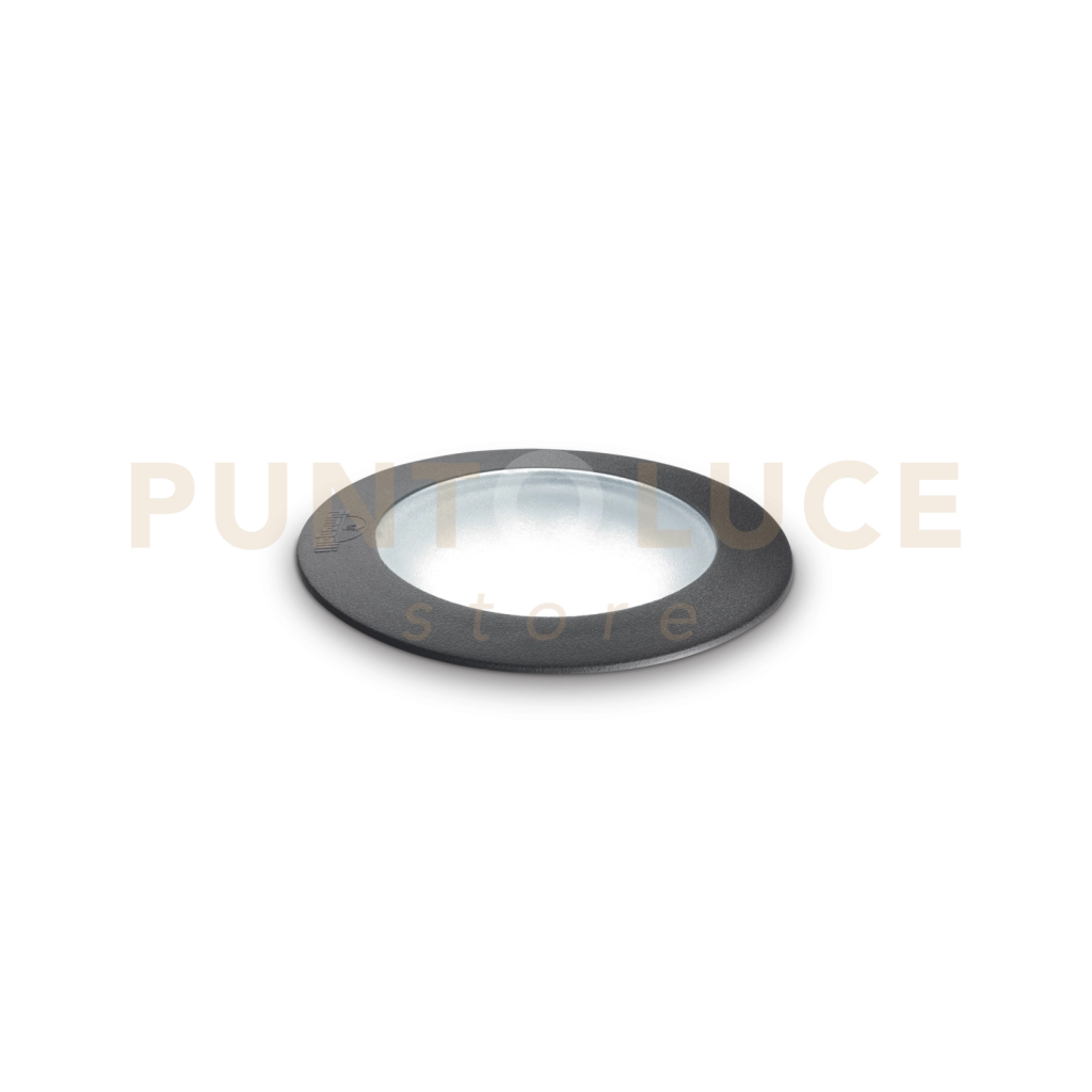 WAY ROUND SEGNAPASSI IP67 1 LUCE ATTACCO GX53 NERO 12CM WIDE FASCIO LUMINOSO