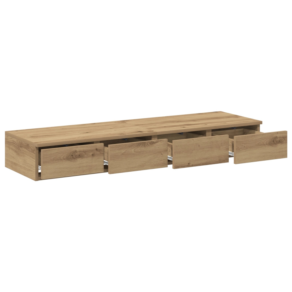 Cassetti  Artisan Oak 120x36,5x16,5 cm in Legno ingegnerizzato