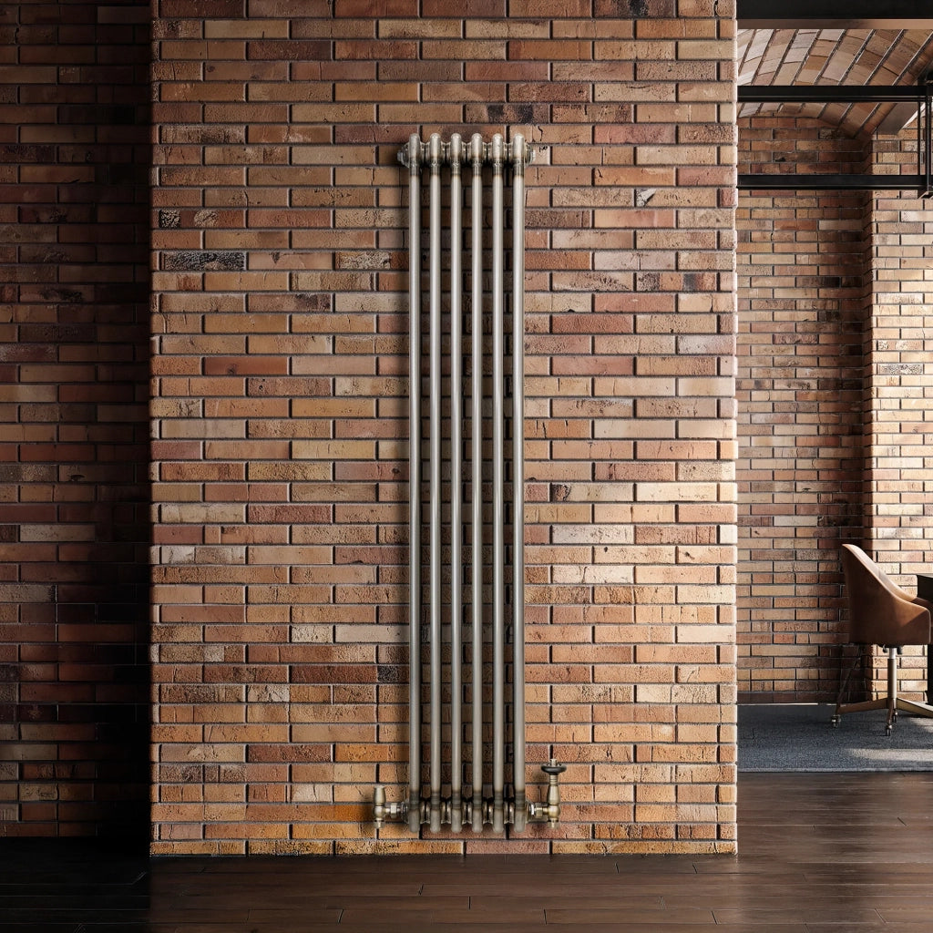 Radiatore 3 Colonne Verticale Metallo Grezzo 1500x290 mm