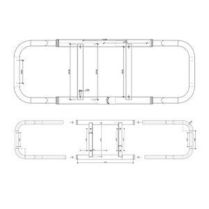 Seggiolino in larice regolabile x vasca testato tuv portata 120 kg