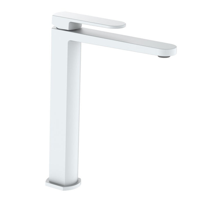 Miscelatore lavabo alto bianco senza piletta - serie Venere