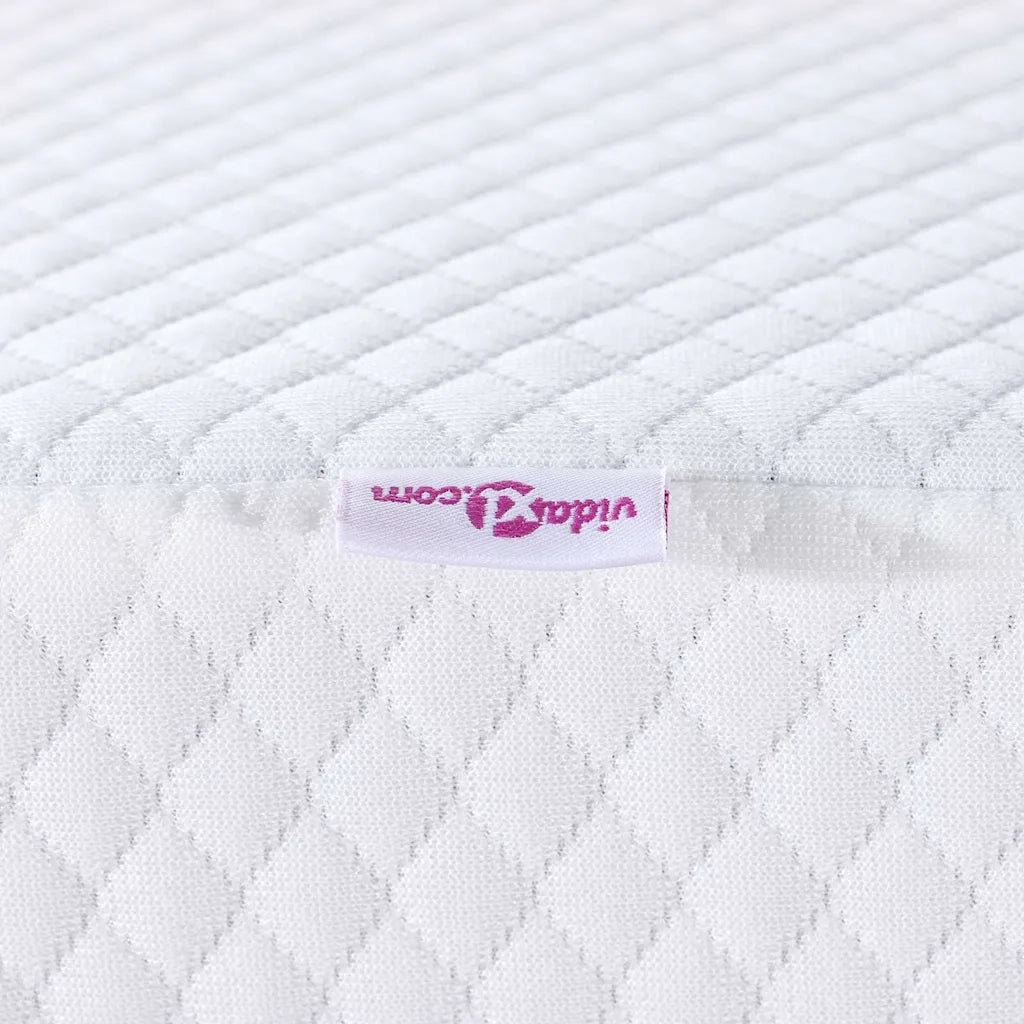 Topper per materasso Bianco 120 x 200 cm Tessuto Jacquard CFW4285687