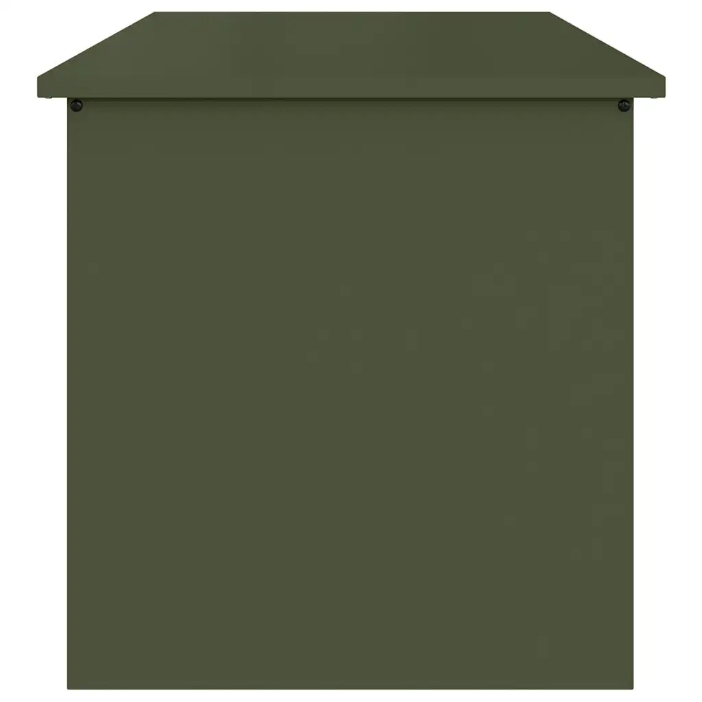 vidaXL Scatola di Stoccaggio Esterno Oliver verde 80 x 50.5 x 50 cm
