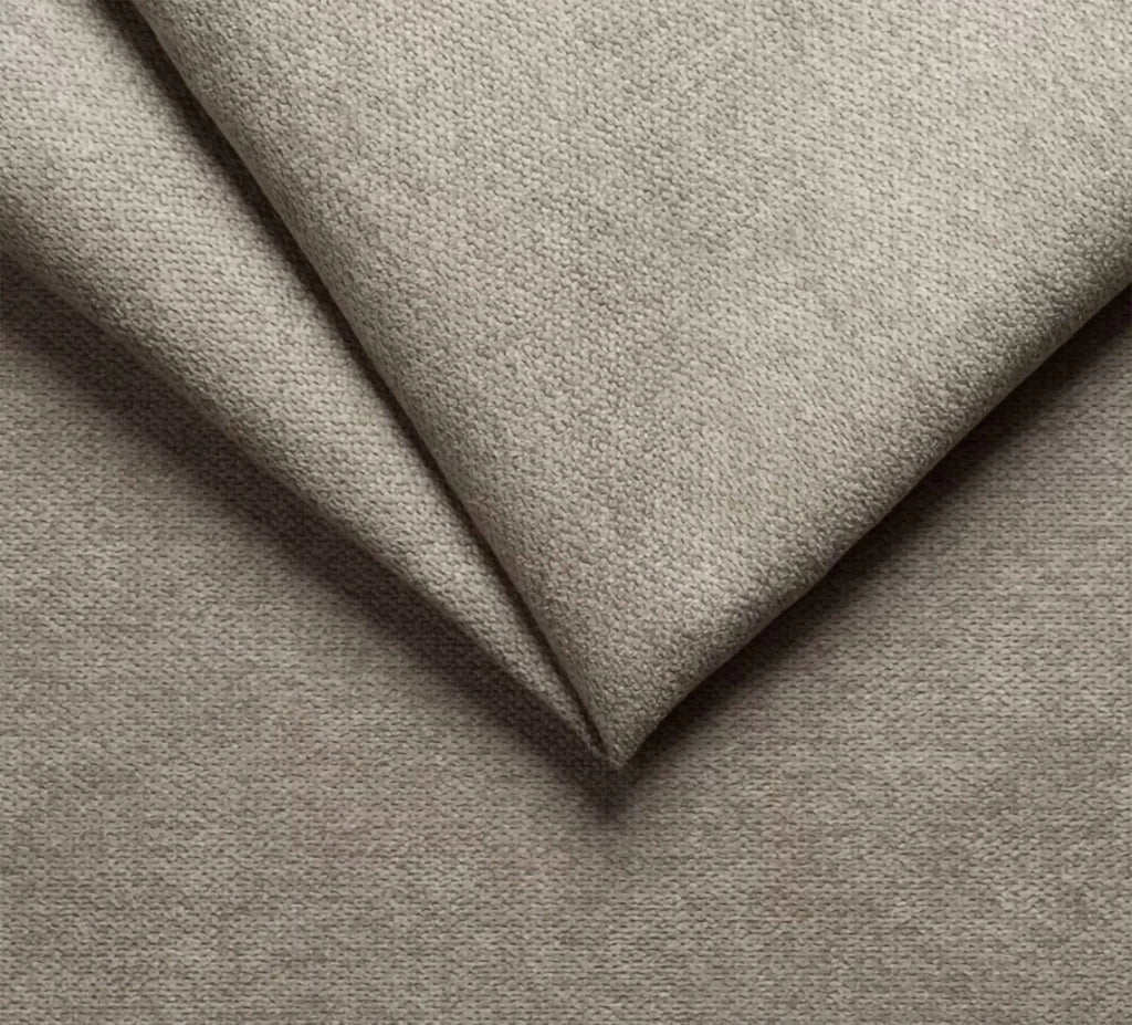 Cintano, Divano Fisso con Penisola Sfoderabile Made in Italy, 285x160 cm Grigio