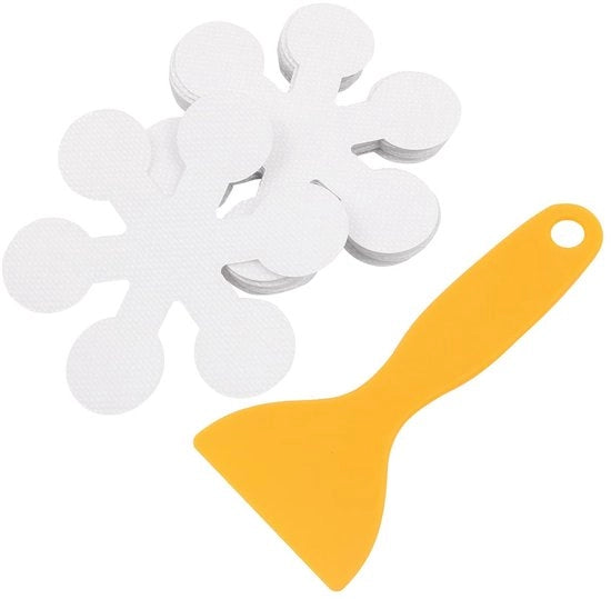 Antiderrapanti per doccia sicuri - 12 pezzi - Adesivi autoadesivi - Materiale PEVA - Idonei per doccia/bagno - Derrapanti antiderrapanti