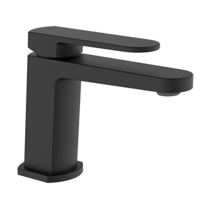 Miscelatore lavabo nero opaco con piletta click clack - serie Venere