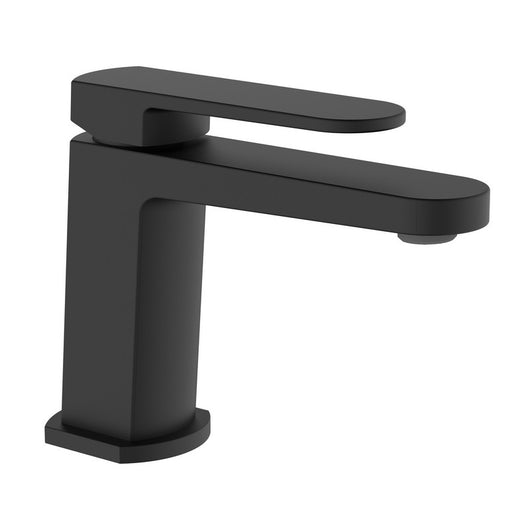 Miscelatore lavabo nero opaco con piletta click clack - serie Venere