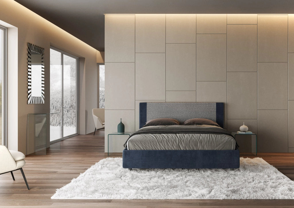 Letto Matrimoniale 160x190 cm con Rete Rosal Norris 20 Labirinto 09
