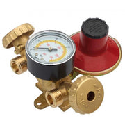 MINI CENTRALINA BOMBOLE GPL CON REGOLATORE 4KG   MANOMETRO SENZA FLESSIBILI - UNIVERSALE