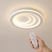 Plafoniera Moderna LED 70W CCT Bluetooth Dimmerabile Lampada Tonda Soffitto Luce Camera da Letto Soggiorno Cucina Telecomando